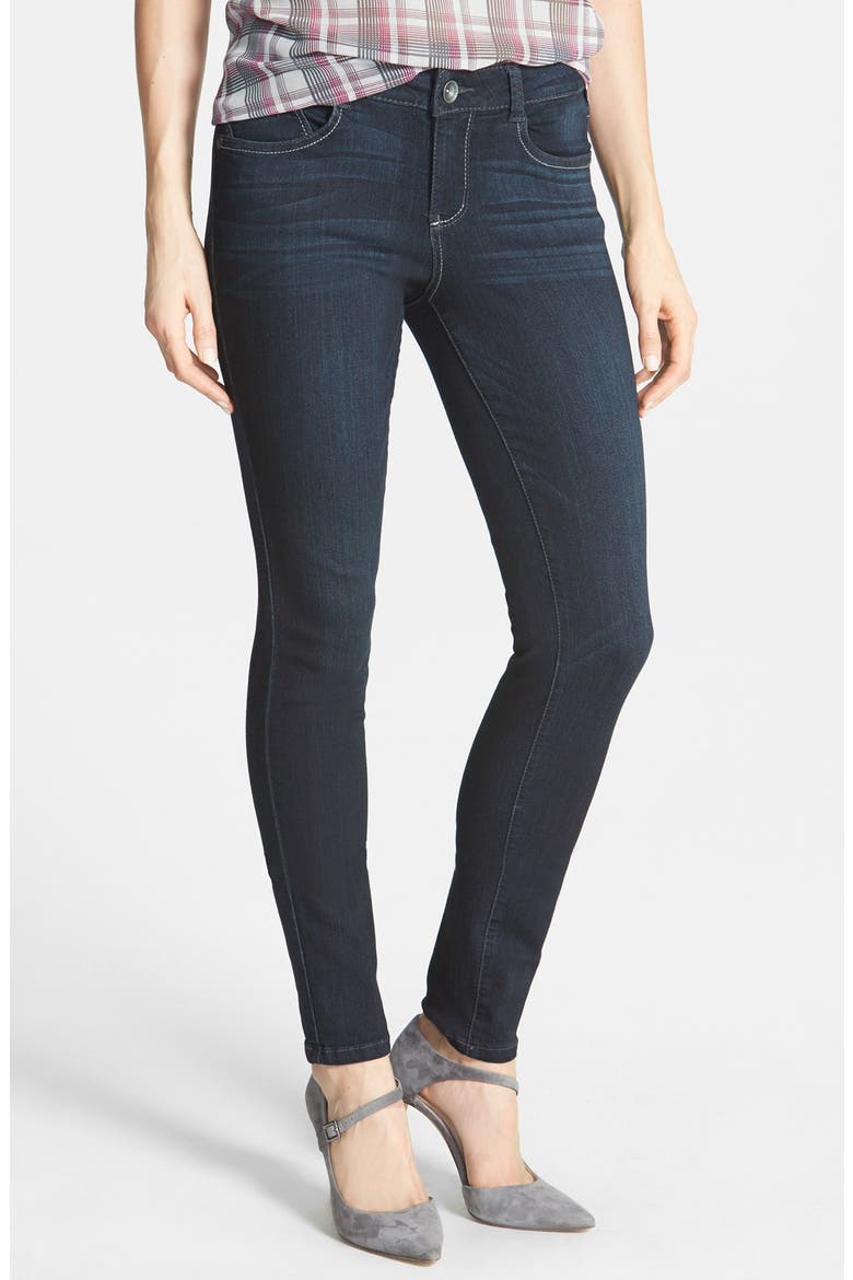 Stretch Denim Leggings (Nordstrom Exclusive), Main, color, INDIGO