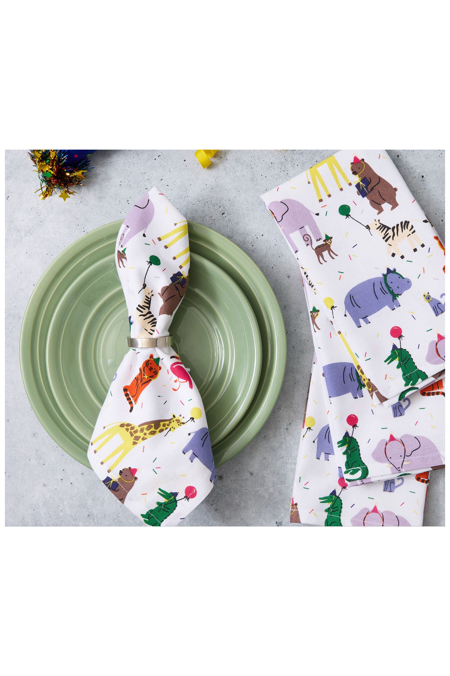 Ccdc Design Design Imports Animal Party 4-Piece Napkin Set | Nordstromrack
