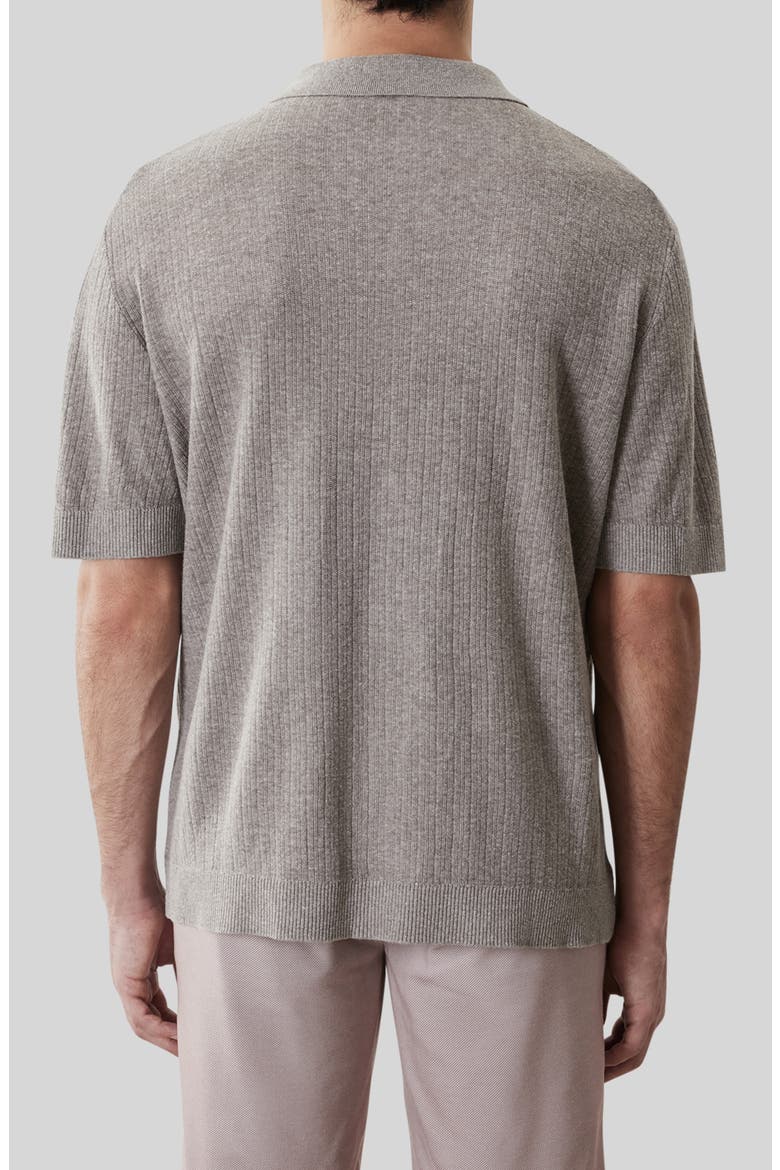 Kestrel Short Sleeve Linen & Cotton Cardigan, Alternate, color, POTTERY
