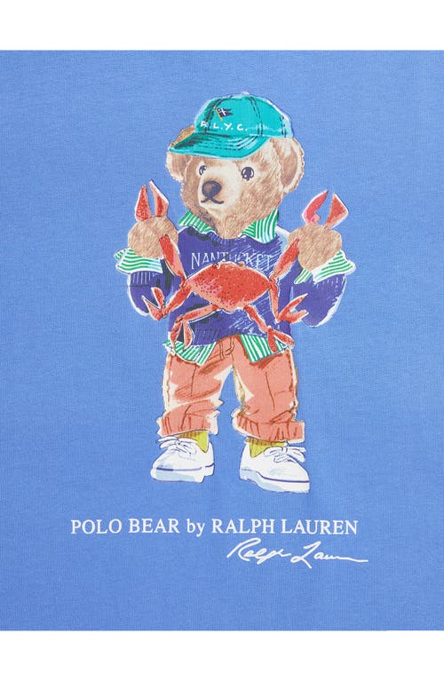 Polo Ralph Lauren Polo Bear-motif T-shirt In Scottsdale Blue Bear