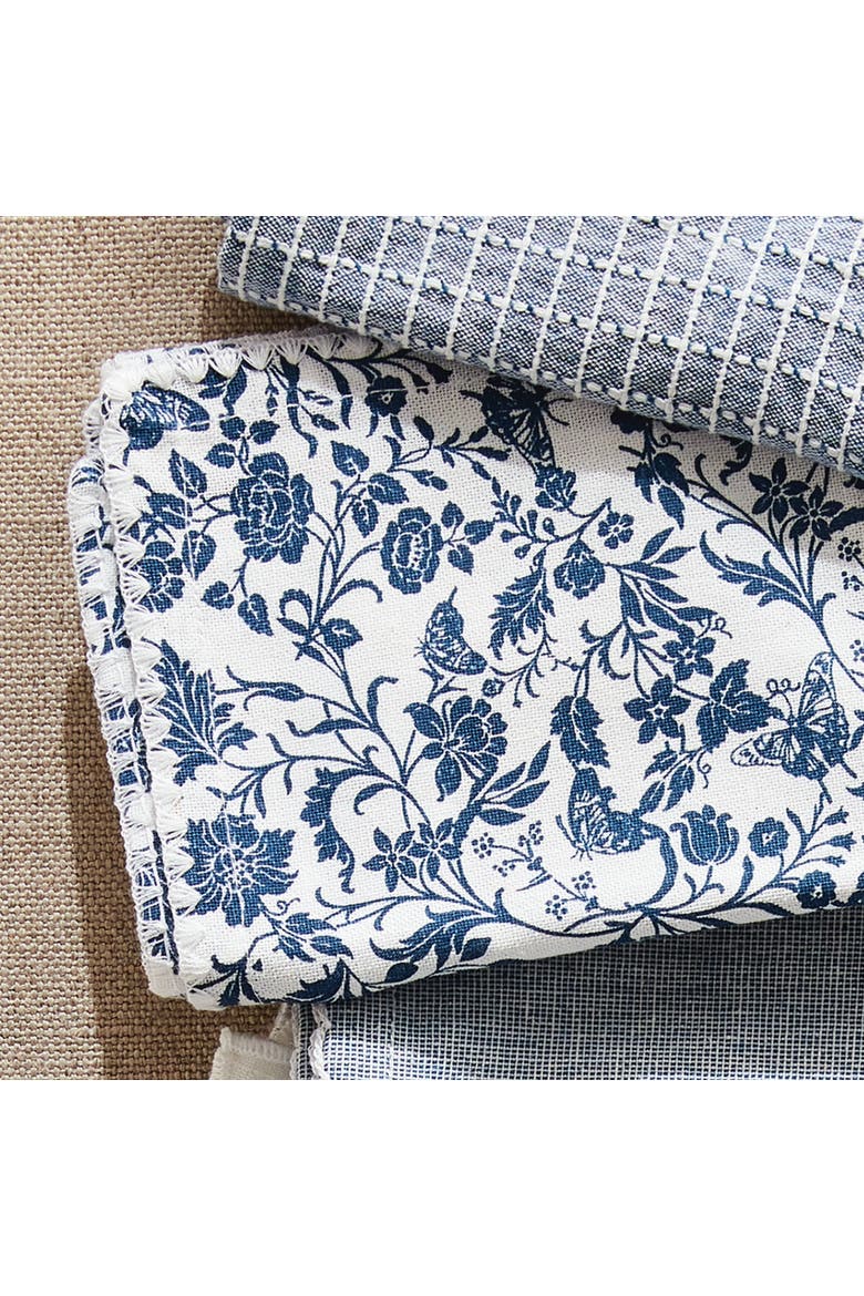 Bella Napkins Set of 4, Alternate, color, Blue