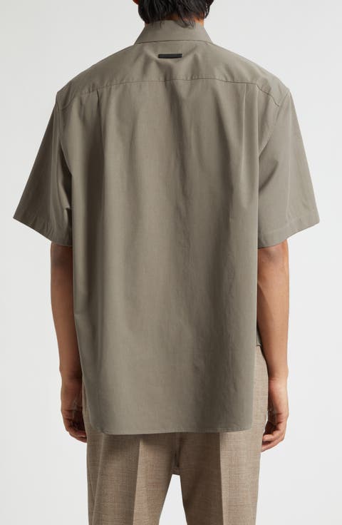 Classic Short Sleeve Button-Up Shirt