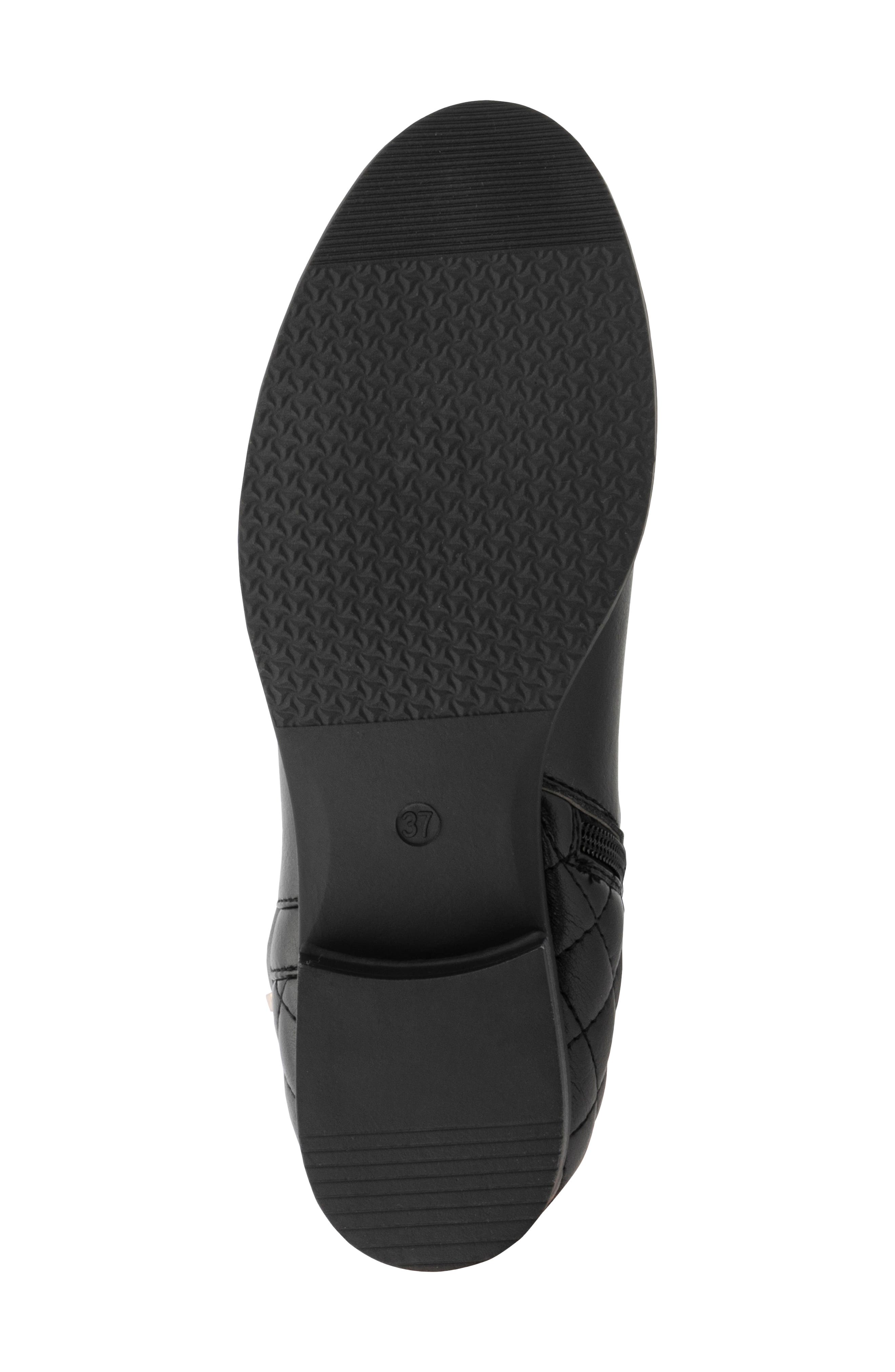 NEW YORK AND COMPANY Enola Quilted Riding Boot, Alternate, color, Black