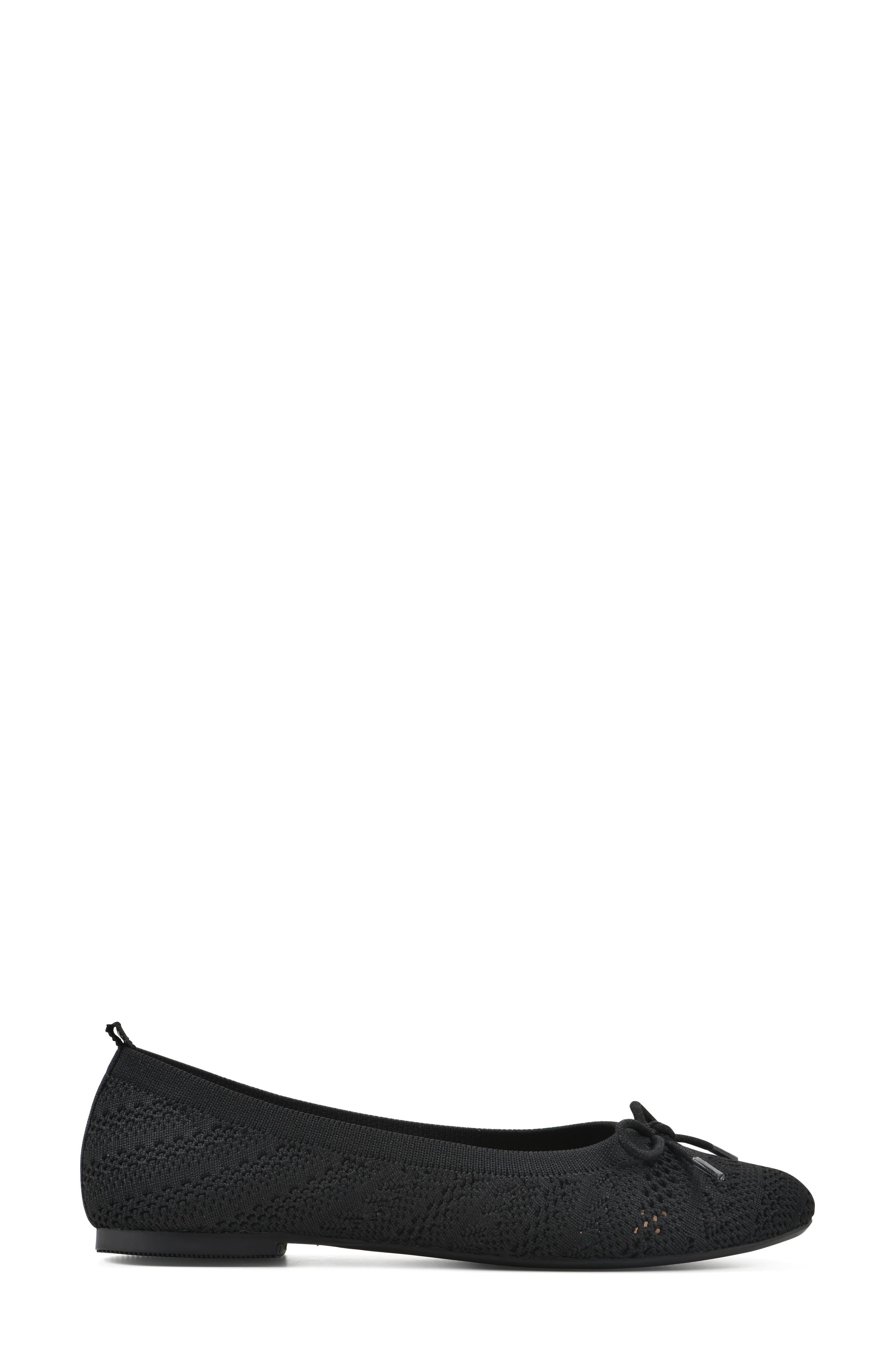 White Mountain Footwear Sashay Knit Ballet Flat, Alternate, color, 