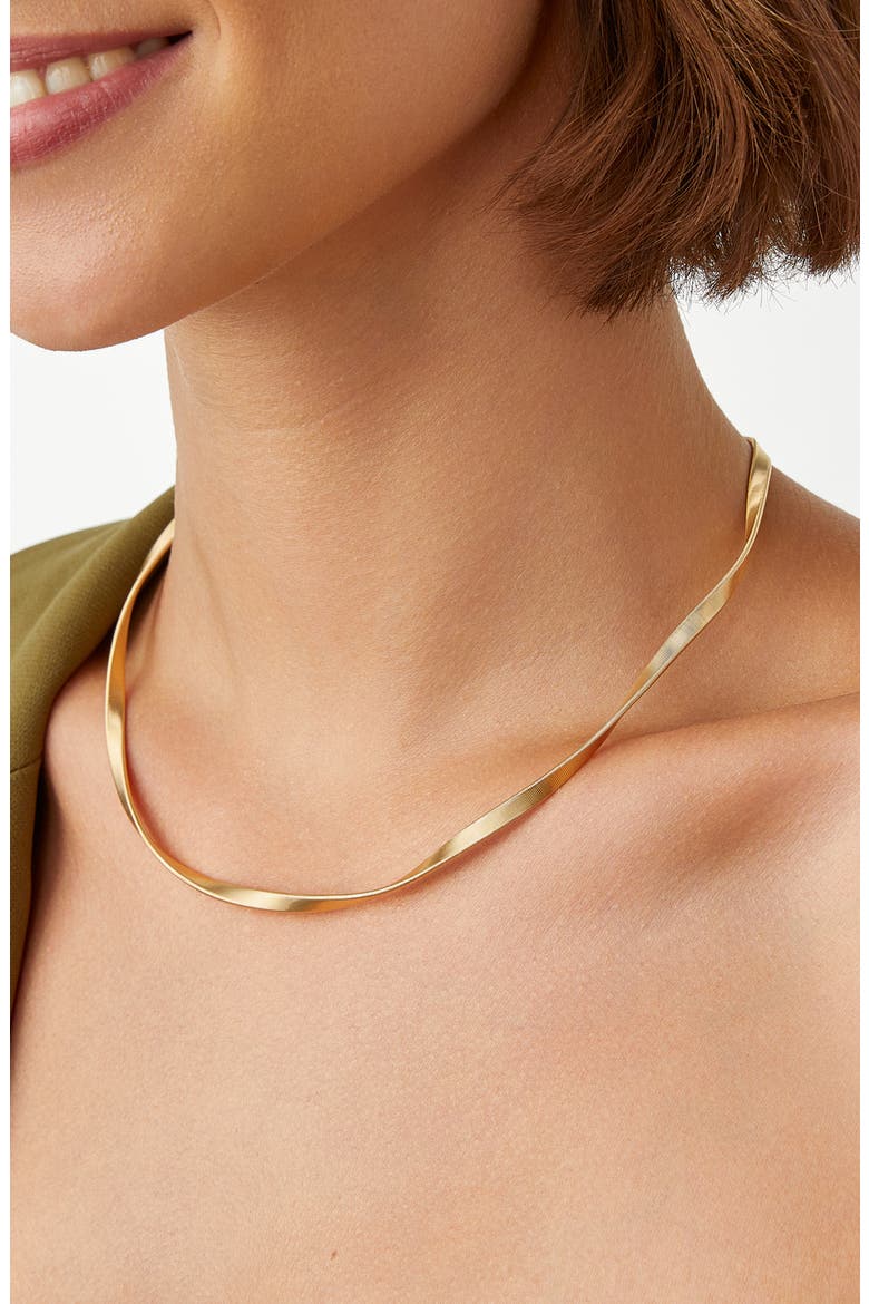 Marrakech 18K Yellow Gold Single Strand Necklace, Alternate, color, YELLOW GOLD