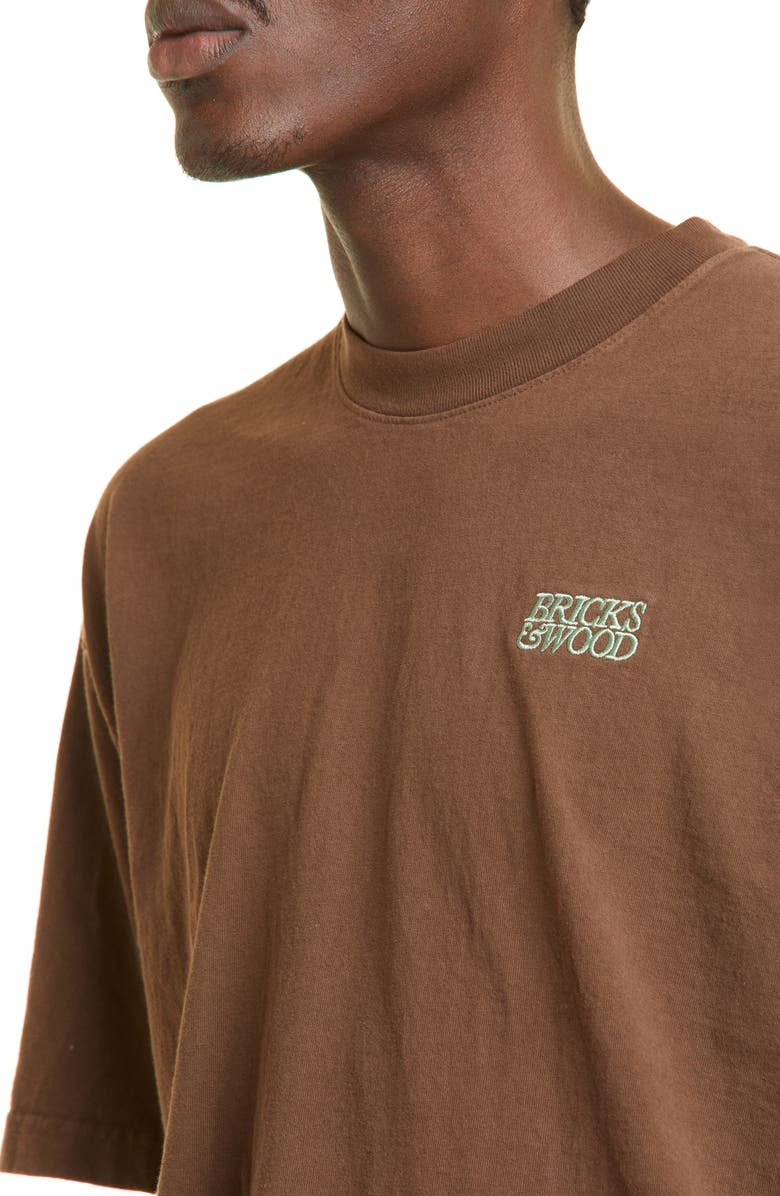 Bricks & Wood Logo T-Shirt, Alternate, color, 