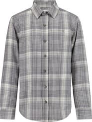 Calvin Klein Kids' Plaid Cotton Flannel Shirt