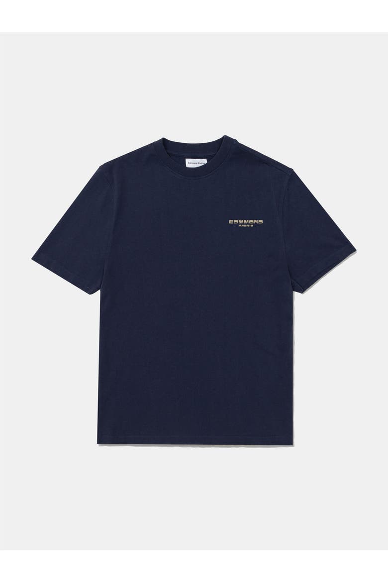 Melomaniac Printed T-Shirt, Alternate, color, Plain Navy