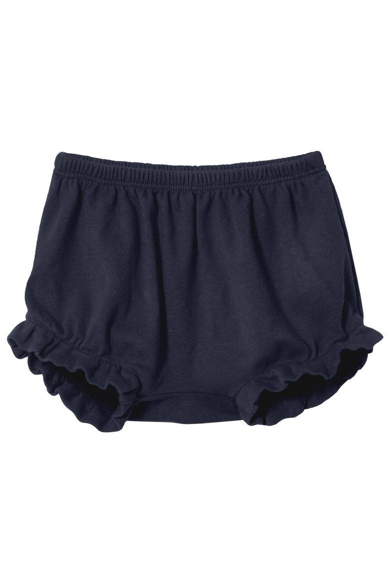 Girls Soft 100% Cotton Bloomer Diaper Cover, Main, color, Navy