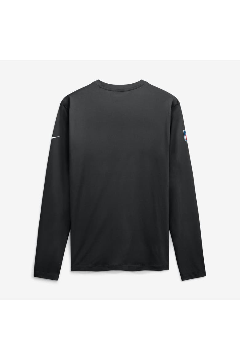 Men's Nike Black Washington Commanders Sideline Small Logo Legend Dri-FIT Long Sleeve T-Shirt, Alternate, color, Black