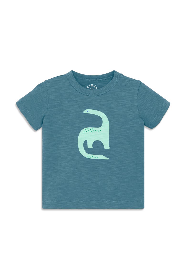 Baby Dino Tee, Main, color, Slate Blue Dinosaur