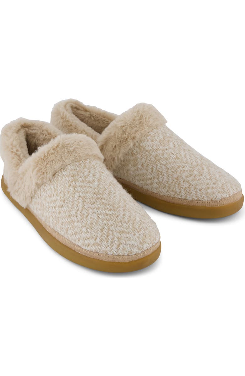 TOMS Oslo Faux-Fur Lined Convertible Slipper, Main, color, Beige/ Khaki