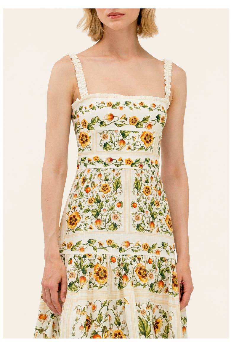 Níspero Uchuva Midi Dress, Alternate, color, Multi