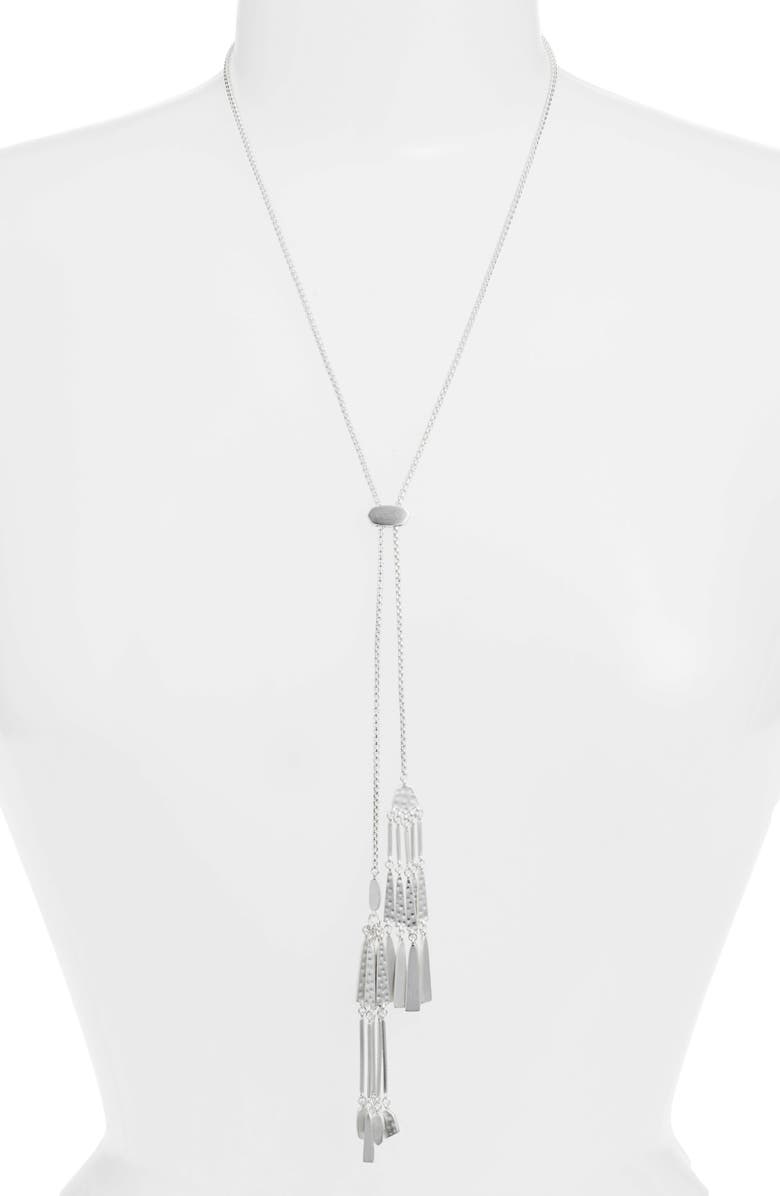 Kendra Scott Lainey Long Tassel Necklace, Main, color,