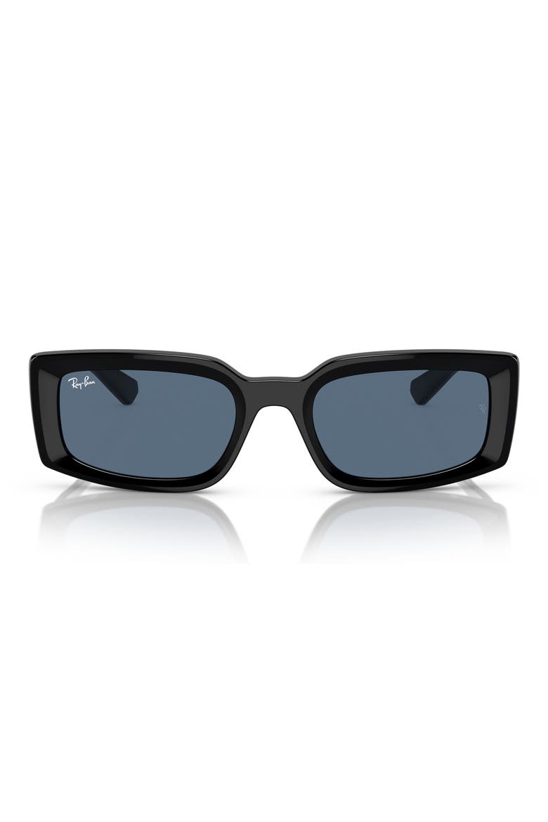 Kiliane 54mm Pillow Sunglasses, Main, color, BLACK BLUE