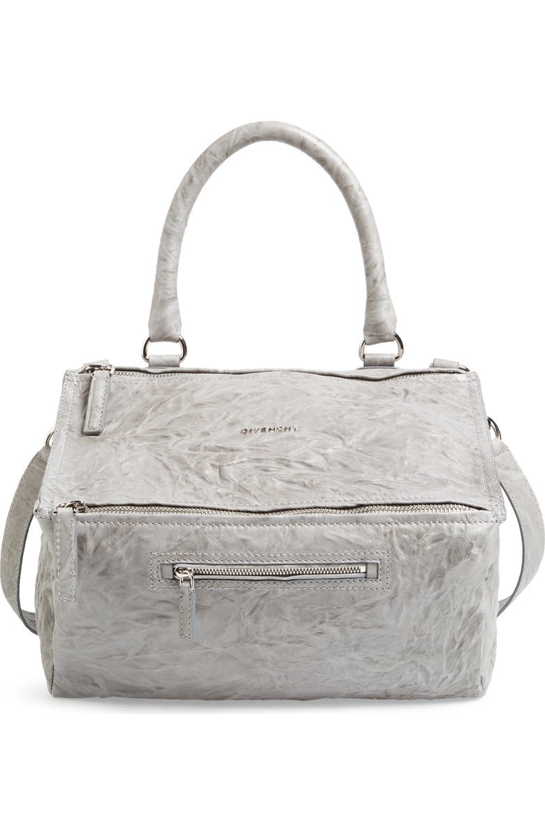 Givenchy Medium Pepe Pandora Leather Satchel, Main, color,