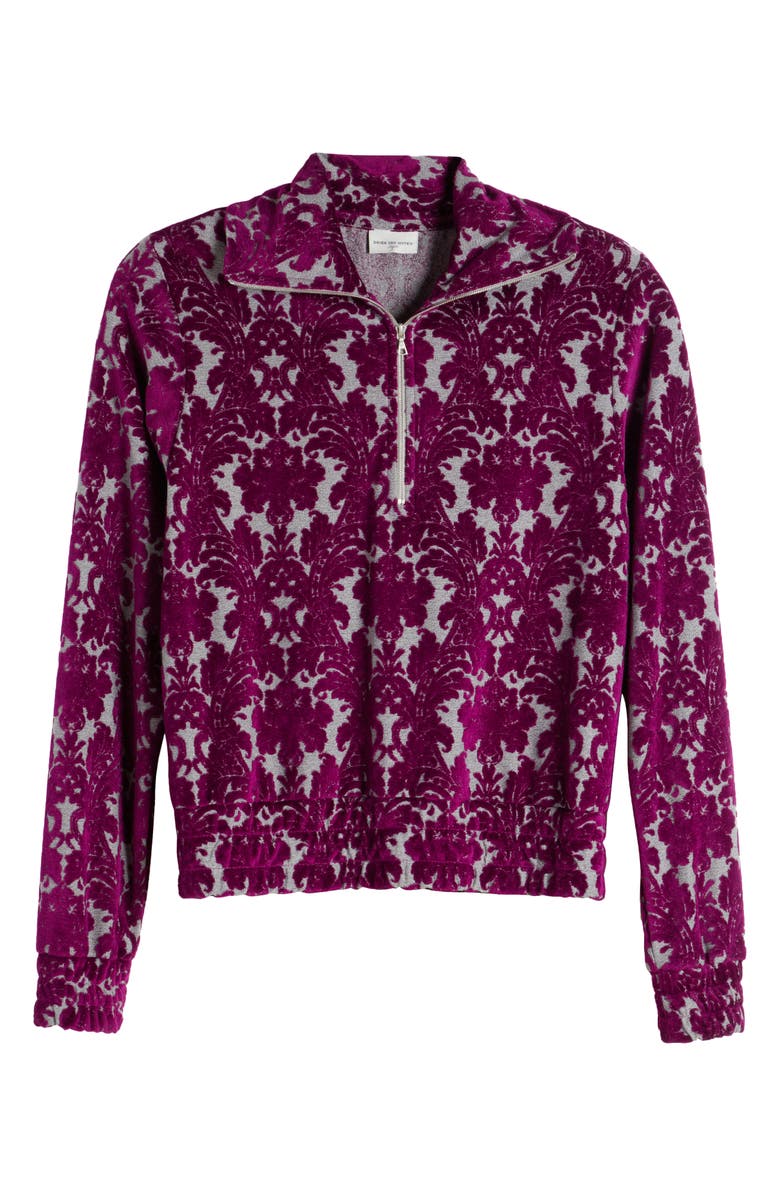 Dries Van Noten Hatvasa Wallpaper Jacquard Sweater, Alternate, color, 