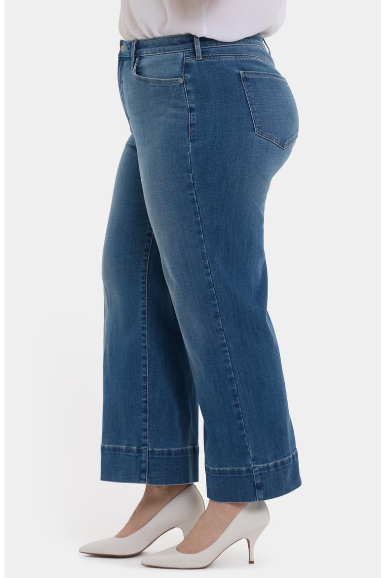 Teresa Ankle Wide Leg Jeans, Alternate, color, STILLWATER LAKE