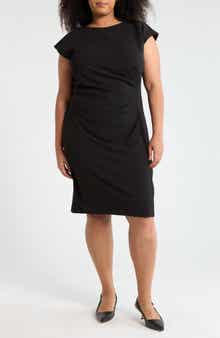 NORDSTROM RACK Pleat Waist Knit Dress