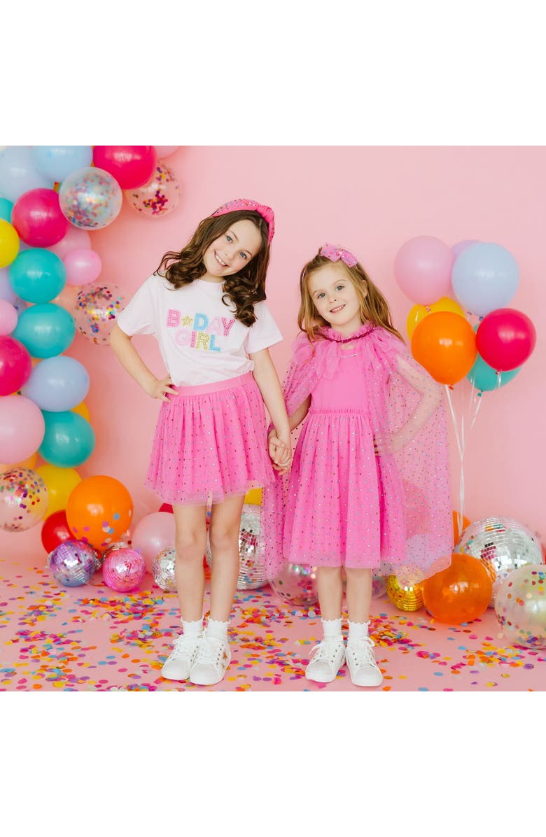 Sweet Wink Raspberry Rhinestone Tutu, Alternate, color, Pink