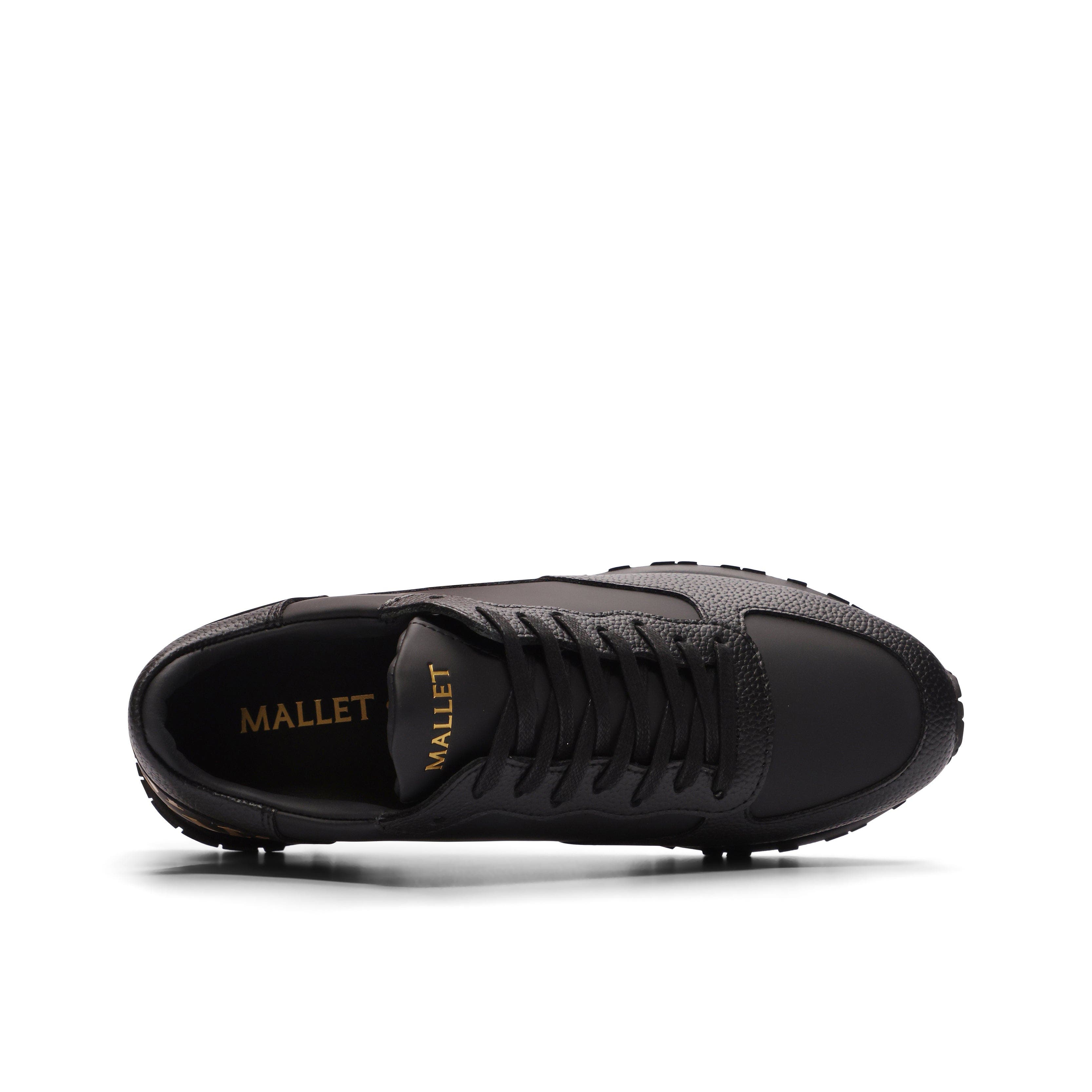 MALLET Popham Tumbled Sneakers, Alternate, color, Black Gold