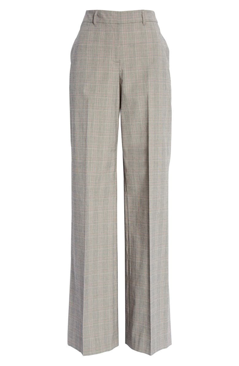 Lafayette 148 New York Dalton Wide Leg Pants, Alternate, color, Black Multi