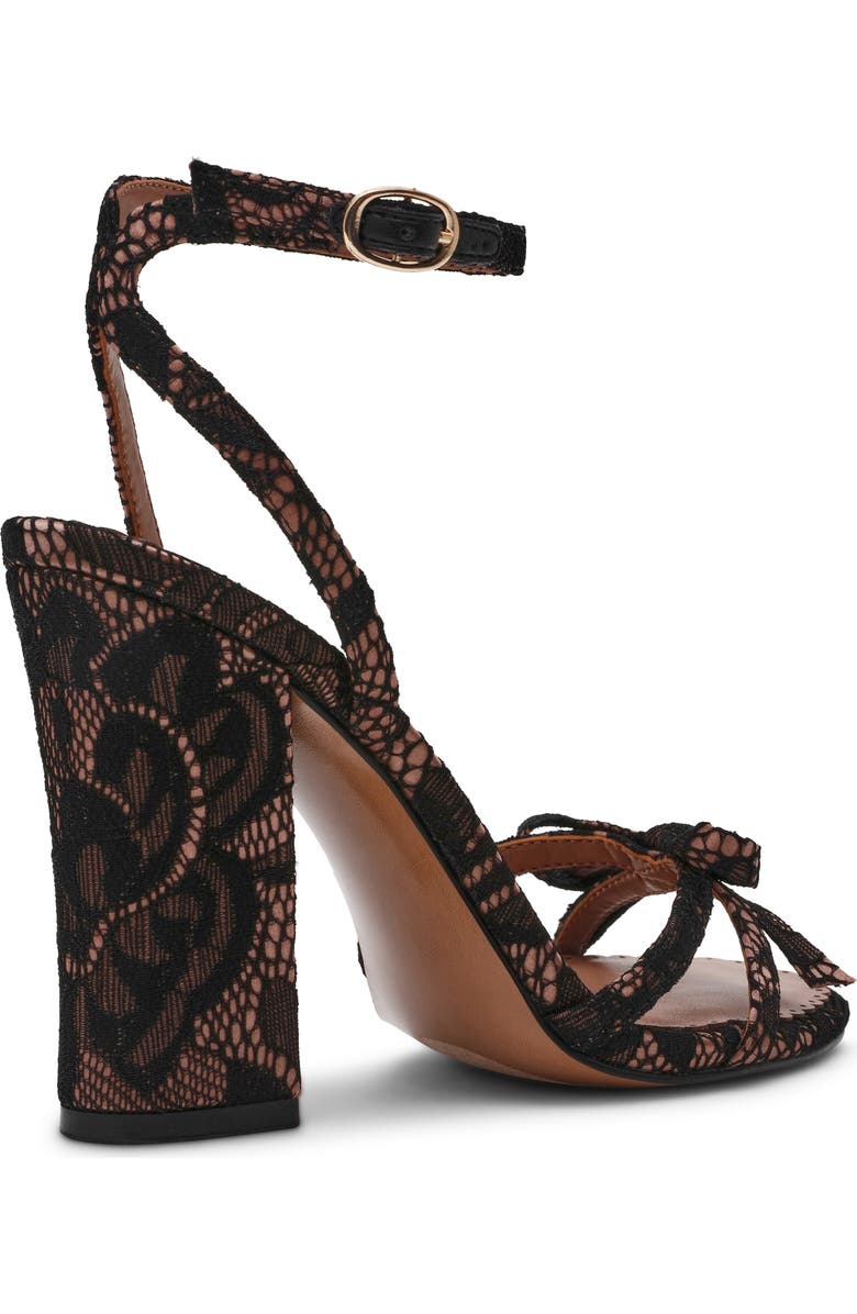 Steve Madden Hara Ankle Strap Sandal, Alternate, color, Black Lace