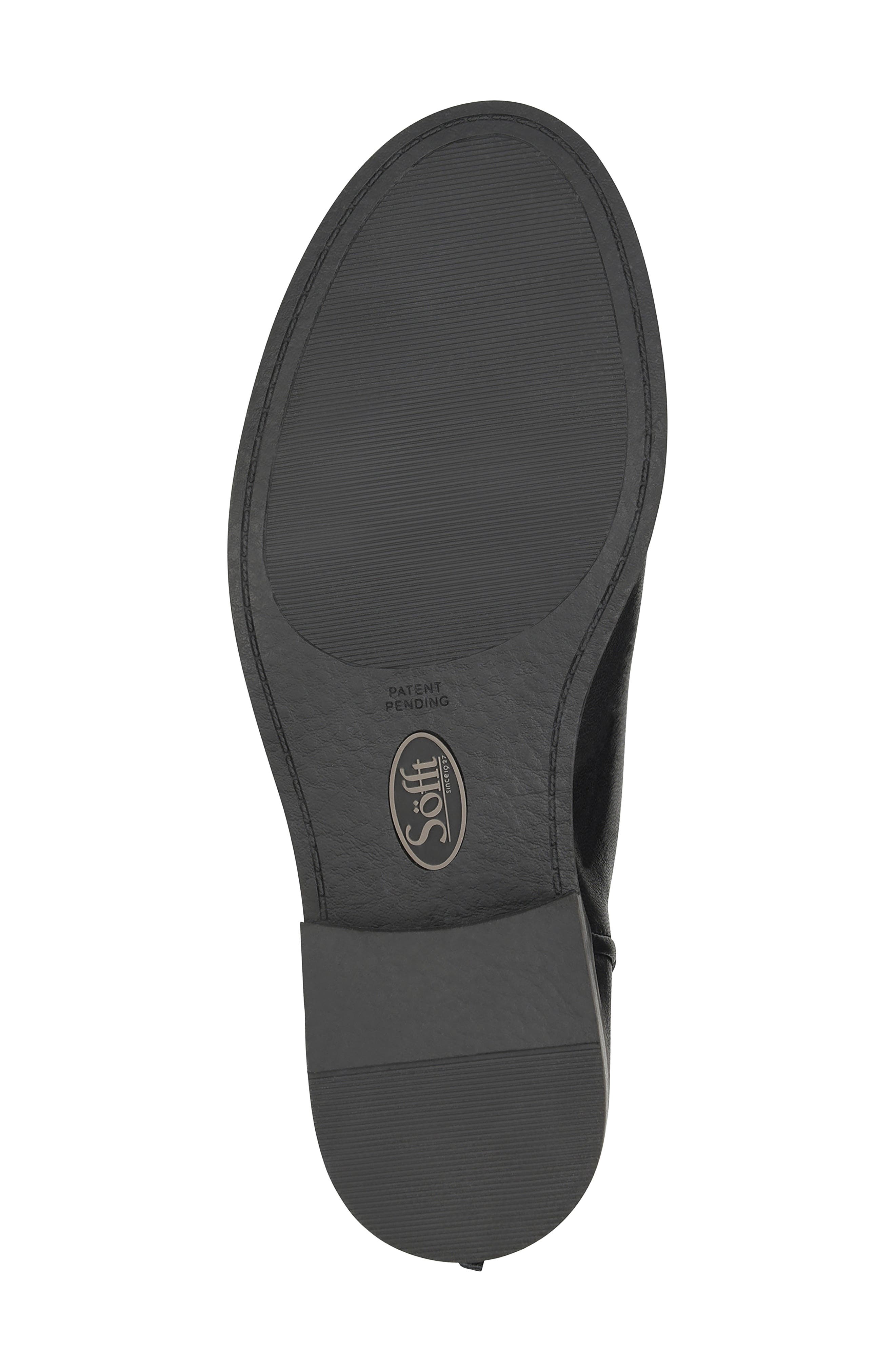 Desi Leather Bootie, Alternate, color, BLACK