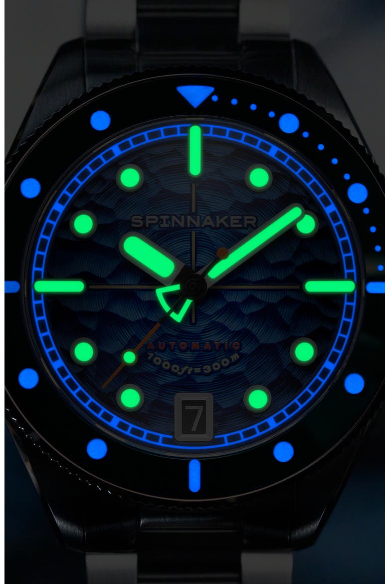 Challenger Automatic Bracelet Watch, 42mm, Alternate, color, BLUE