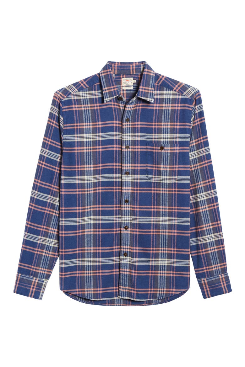 Seaview Regular Fit Plaid Flannel Button-Up Shirt, Alternate, color, CARDIFF PLAID