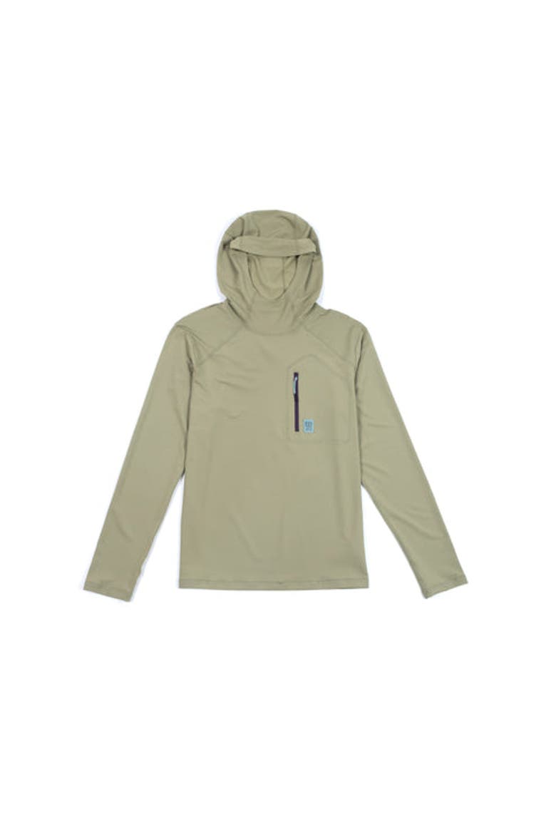 Men's Sun Hoodie, Main, color, Oil Green