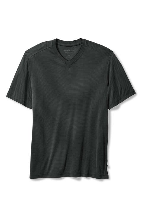 Bay Stripe V-Neck IslandZone® T-Shirt (Big & Tall)