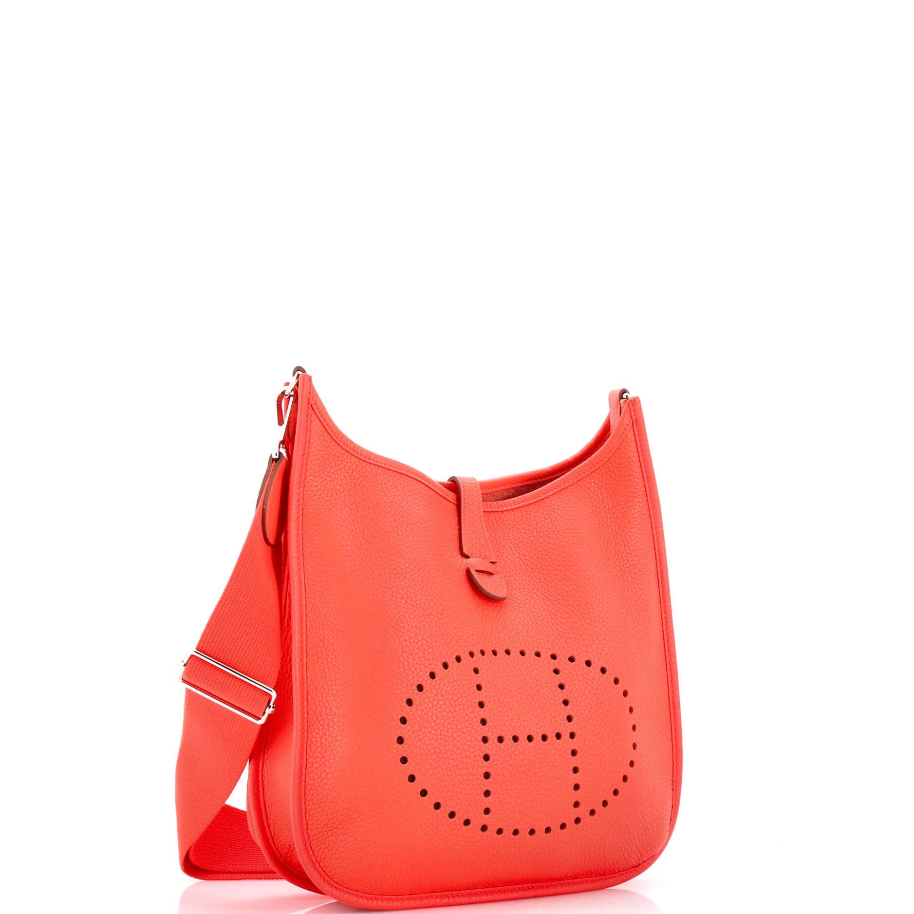 Pre-Owned Hermes Evelyne Bag Gen III Clemence PM, Alternate, color, Rose Jaipur