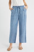 beachlunchlounge Harmony Tie Waist Crop Pants