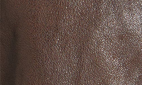 Mauritius Sofia Lambskin Moto Jacket In Brown