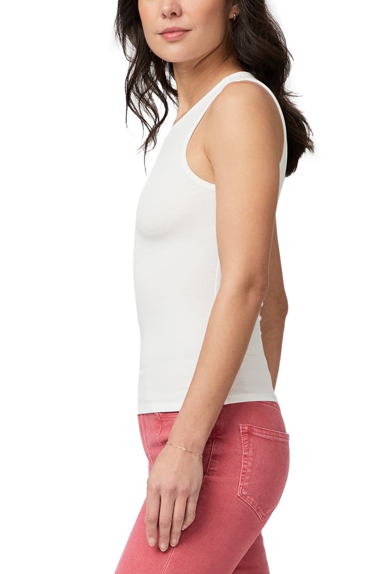 Yuzu Cutout Rib Tank, Alternate, color, IVORY