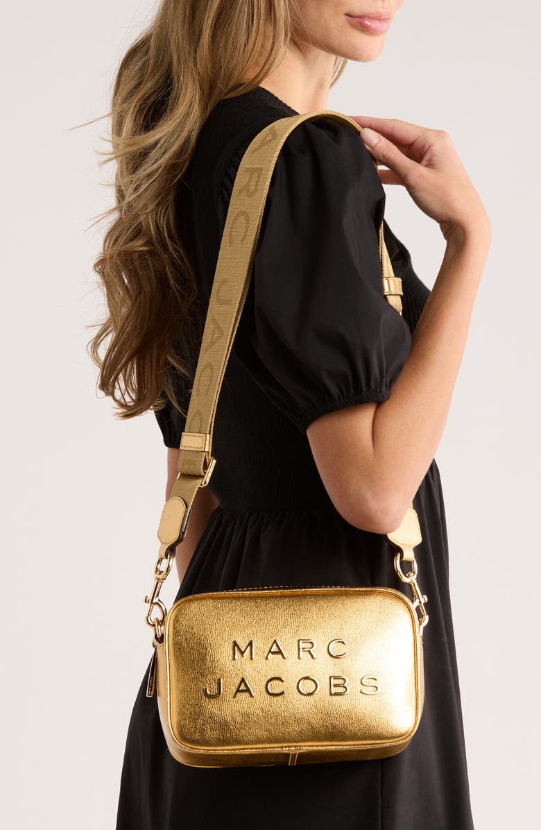 Marc Jacobs Metallic Flash Camera Bag, Alternate, color, Gold