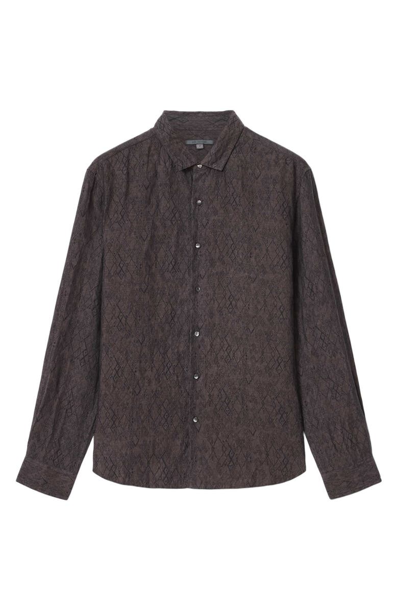 John Varvatos Thompsom Linen Button-Up Shirt, Alternate, color, 