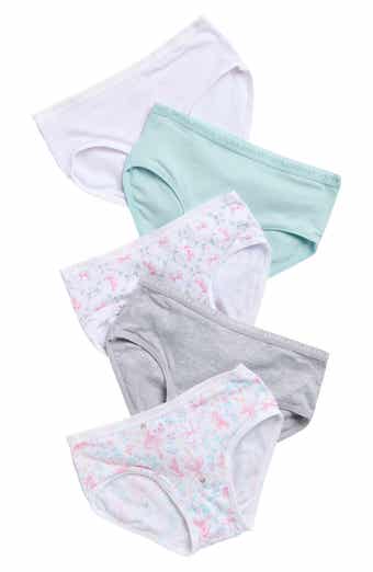 Laura Ashley Kids' Assorted 5-Pack Bikini Briefs