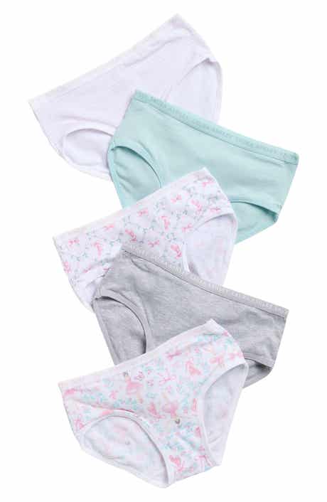 Laura Ashley Kids' Assorted 5-Pack Bikini Briefs