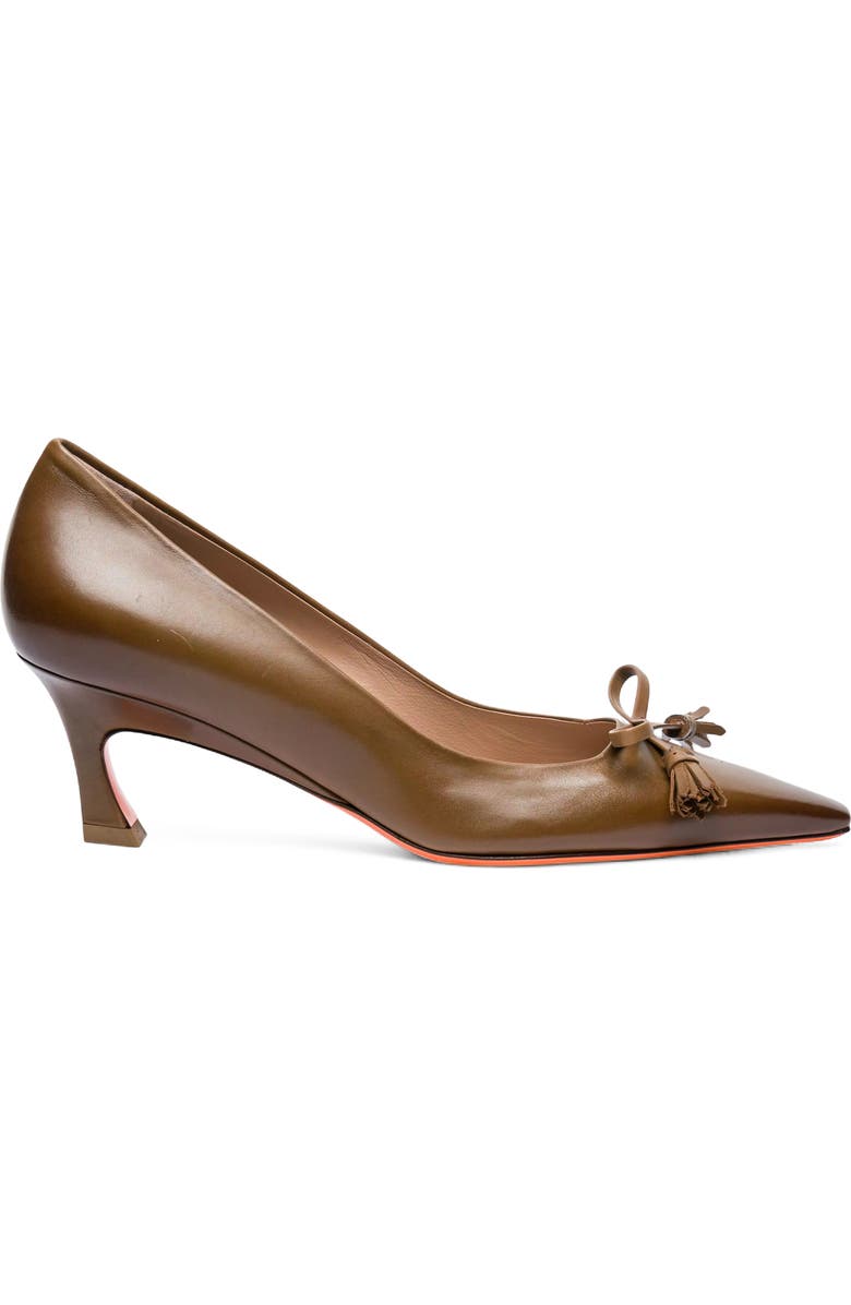 Santoni Mid-Heel Patent Leather Pumps, Main, color,