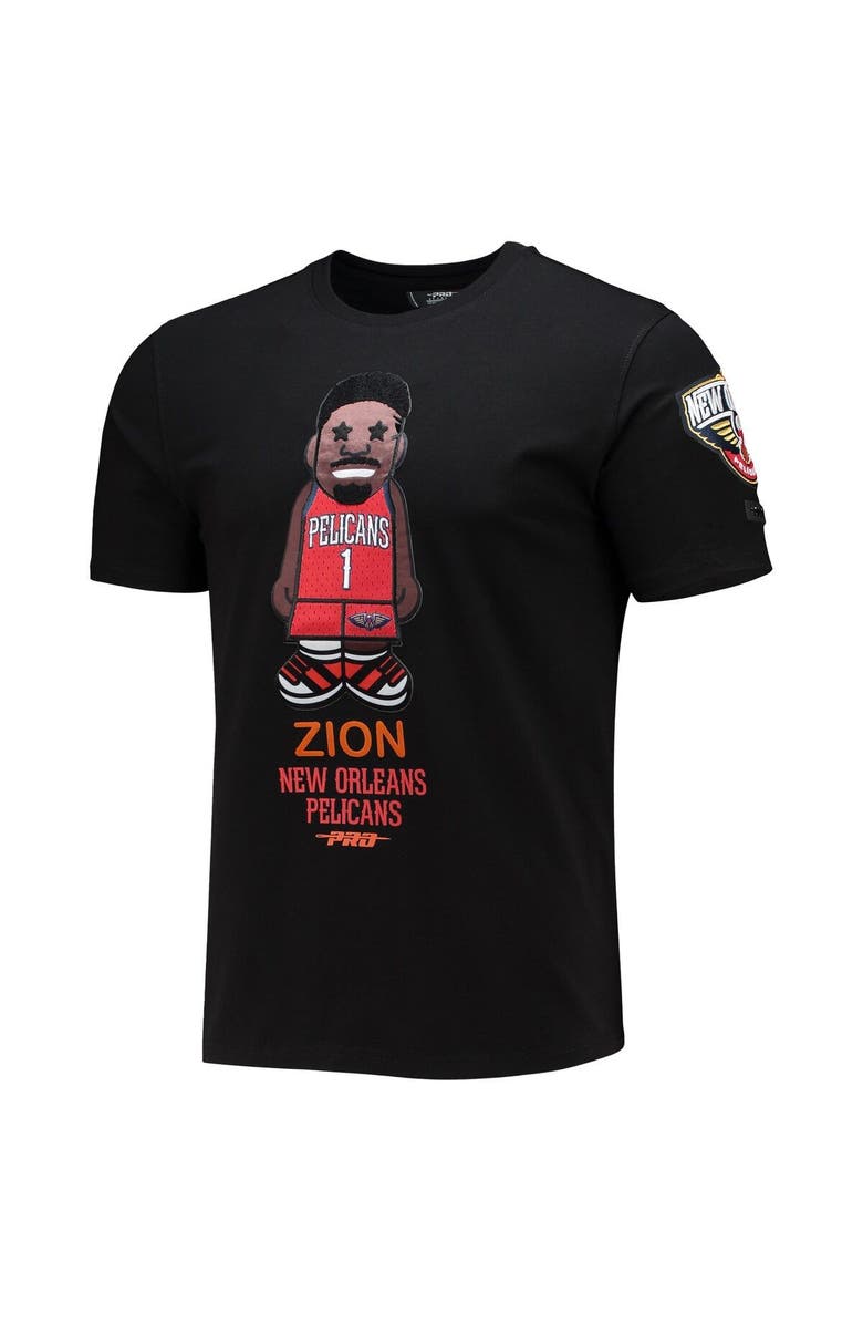 PRO STANDARD Men's Pro Standard Zion Williamson Black New Orleans Pelicans Caricature T-Shirt, Alternate, color, 