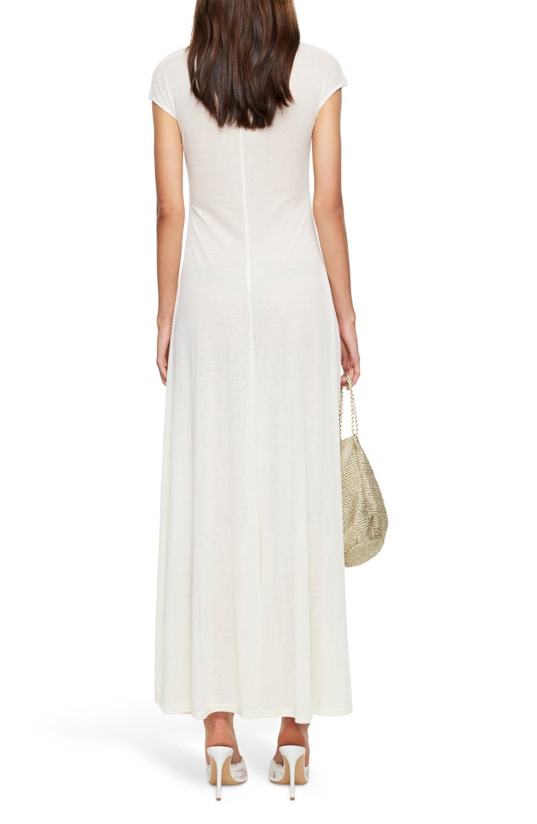 LIONESS Adriana Twist Front Maxi Dress, Alternate, color, Vanilla