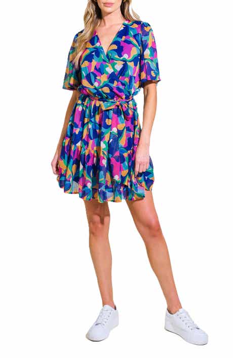 FLYING TOMATO Print Minidress