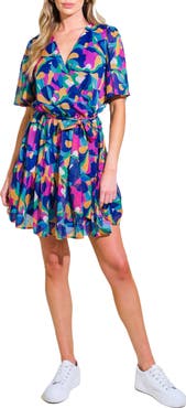 FLYING TOMATO Print Minidress
