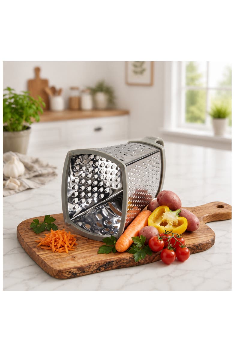 Leo Balance 4-Sided Box Grater, Alternate, color, MOONMIST