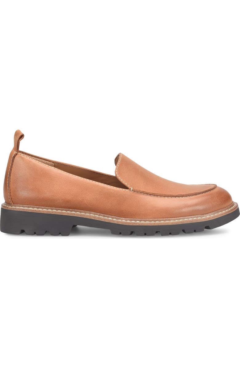 Comfortiva Lindee Lug Sole Loafer, Alternate, color, Luggage