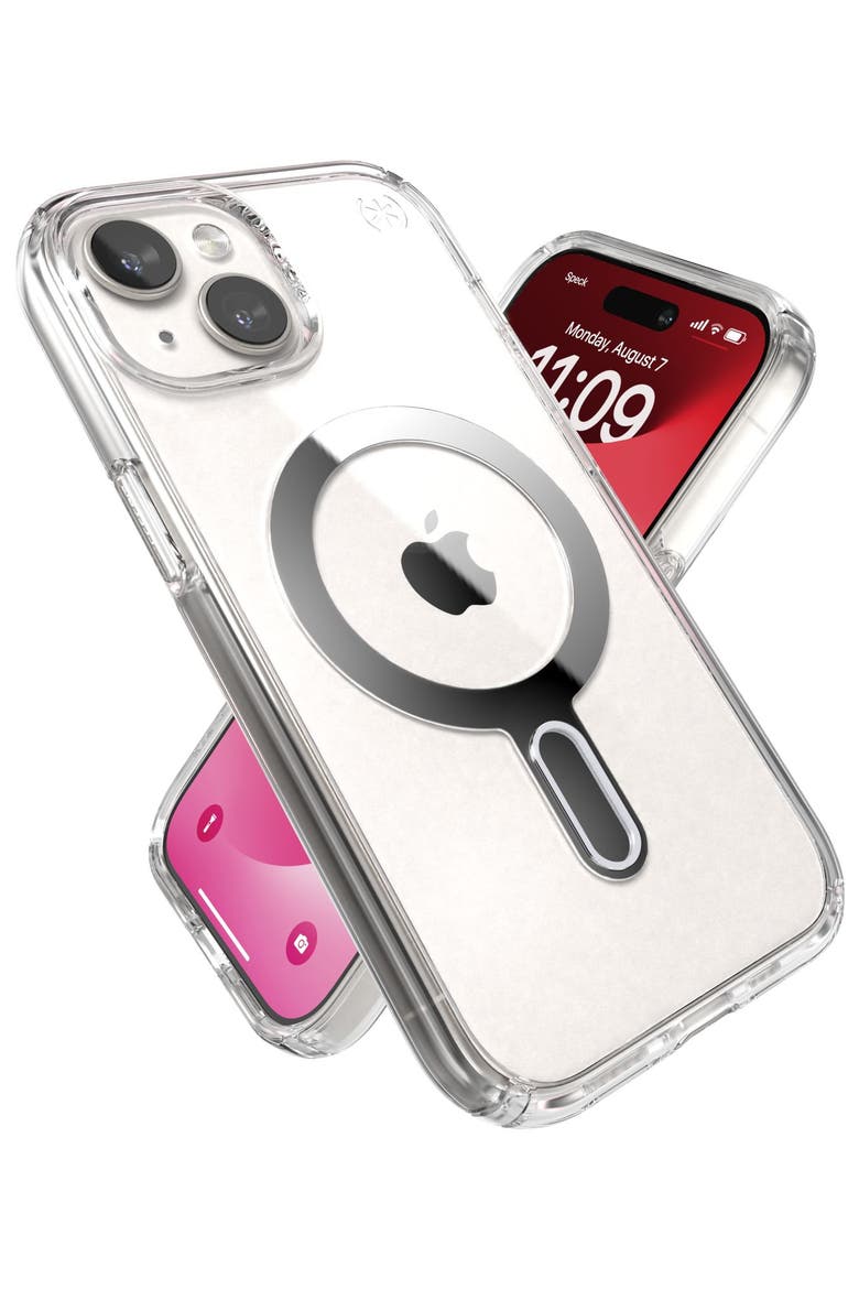 Presidio Perfect Clear MagSafe Case for Apple iPhone 15 / iPhone 14 / iPhone 13 / iPhone 16e, Alternate, color, Clear