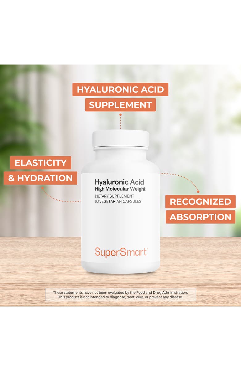 SuperSmart Hyaluronic Acid Supplement, Alternate, color, NO COLOR