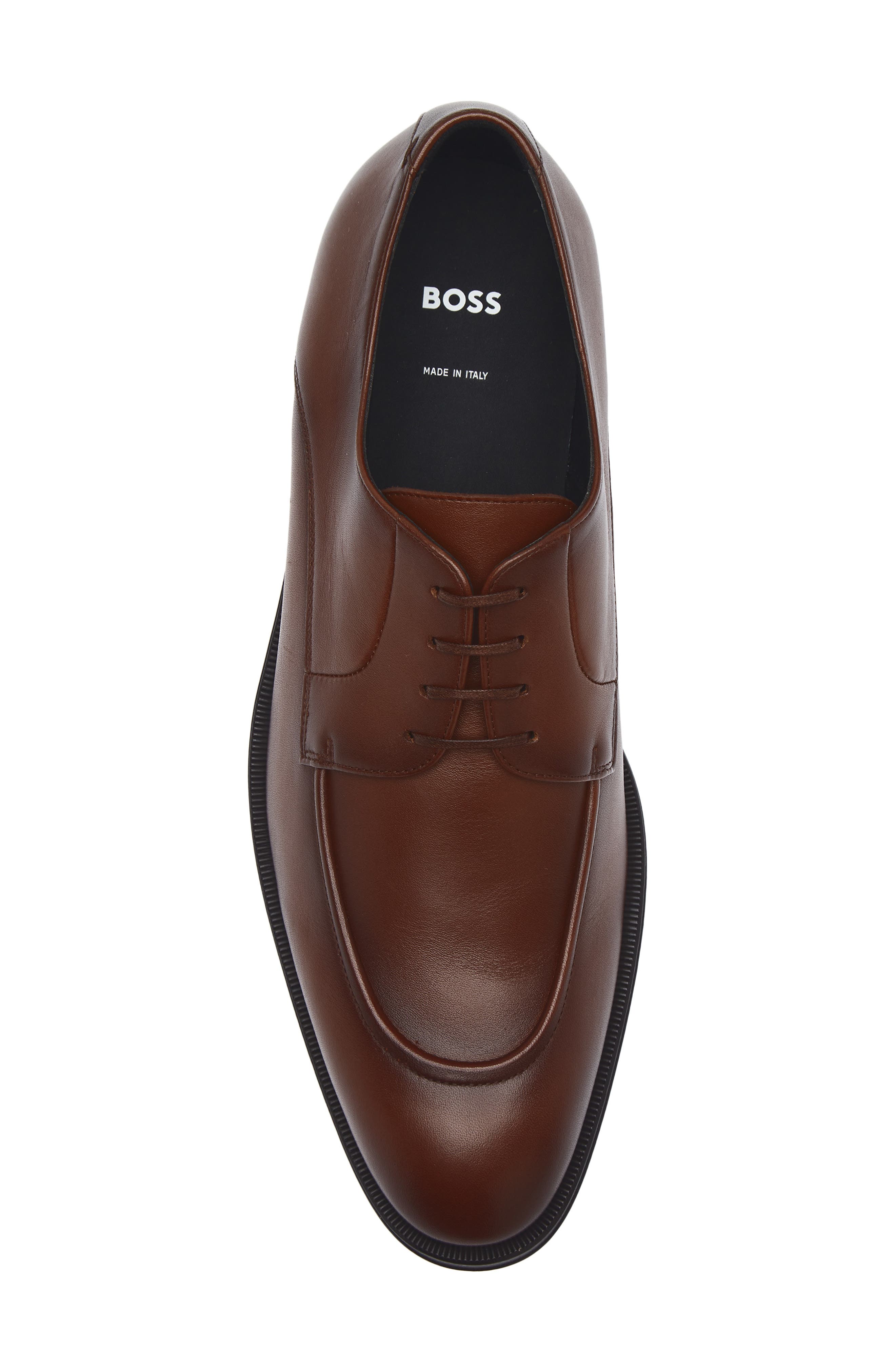 BOSS Derreck Apron Derby, Alternate, color, Medium Brown